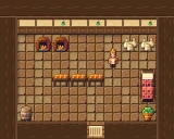 La panadería, cuadro por cuadro, visto desde arriba.