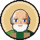 Dámaso, with a white beard.